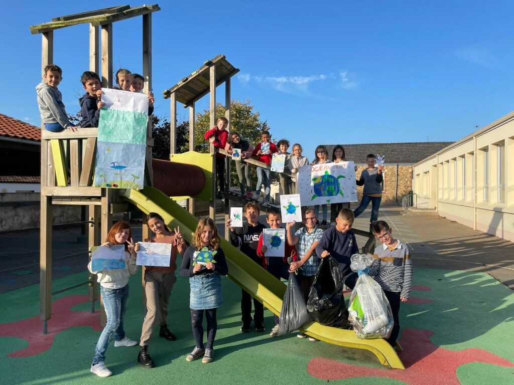 Les enfants de l'école du Guerno